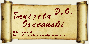 Danijela Osećanski vizit kartica